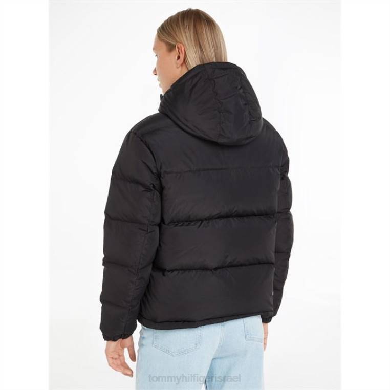 ג'ינס טומי ג'ינס אלסקה מעיל נשף לנשים NX2019662 שָׁחוֹר Tommy Hilfiger