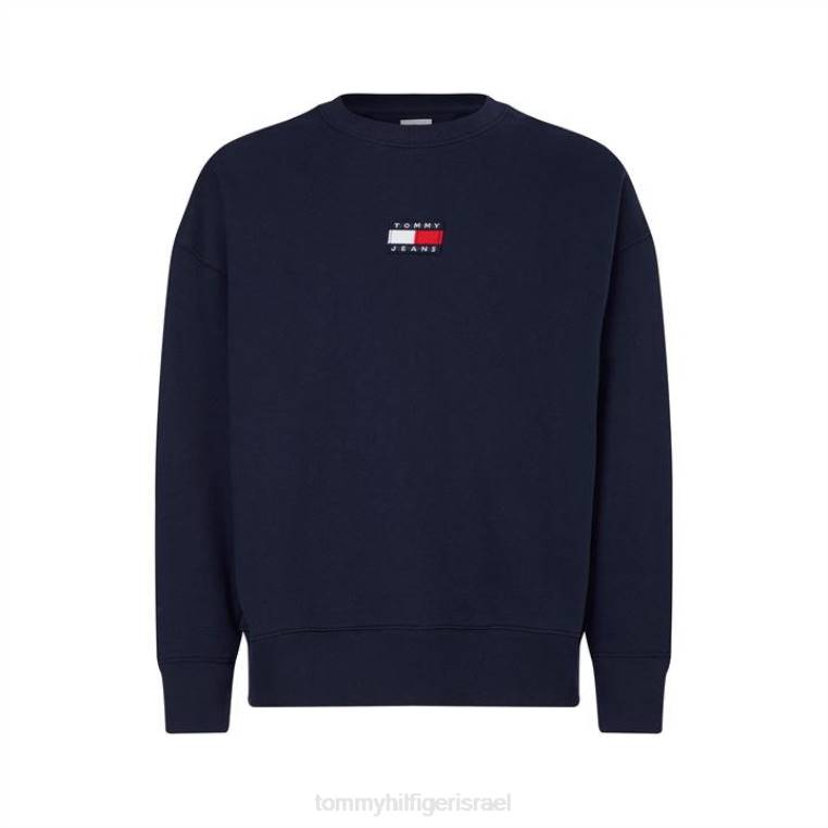 סווטשירט עם צווארון תג NX2019677 דמדומים c87 Tommy Hilfiger