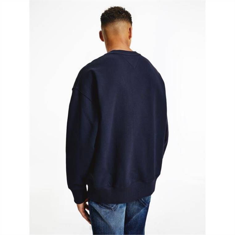 סווטשירט עם צווארון תג NX2019677 דמדומים c87 Tommy Hilfiger