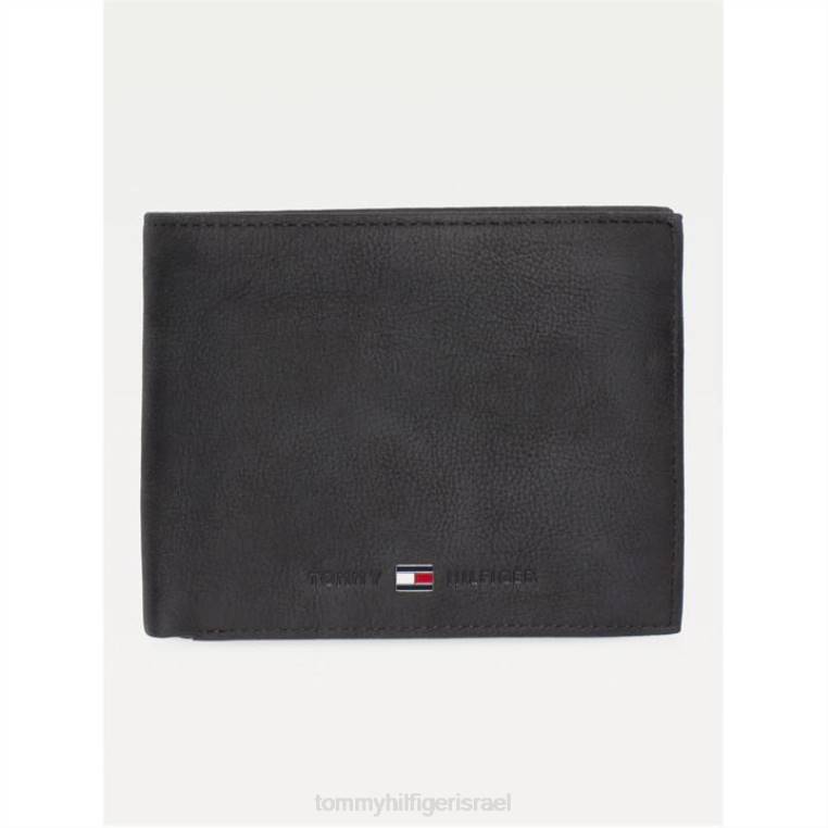 ארנק כיס מטבעות ג'ונסון לגברים NX2019695 שָׁחוֹר Tommy Hilfiger