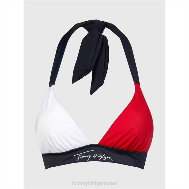 חולצת ביקיני פוש אפ עם חולצה NX2019704 שמיים מדבריים Tommy Hilfiger