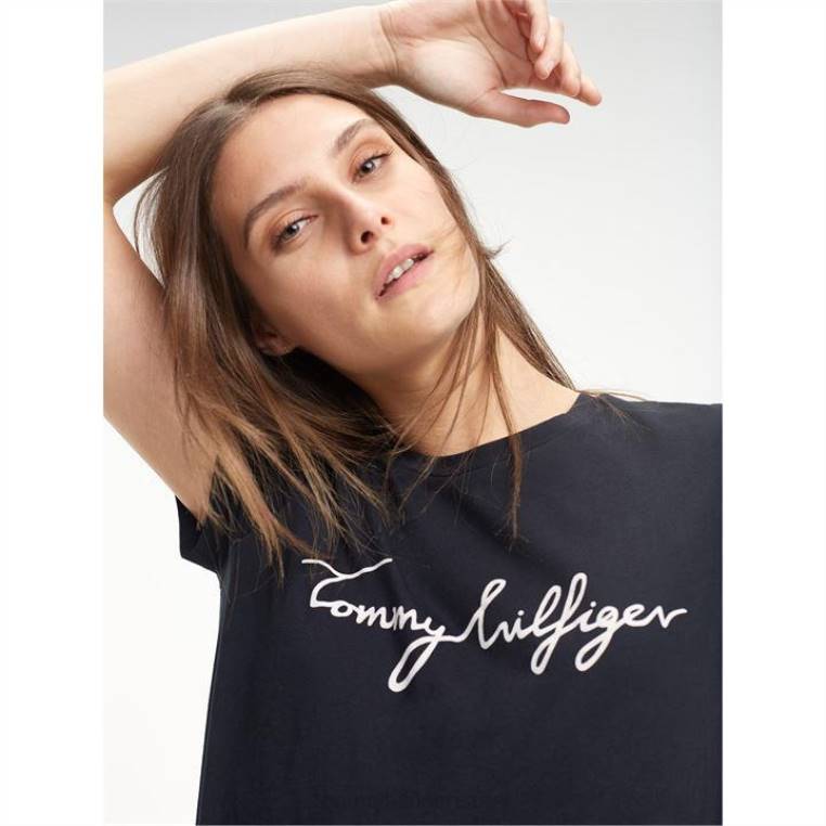 טומי מורשת גרפיקה לנשים NX2019710 מאסטרס שחור 017 Tommy Hilfiger