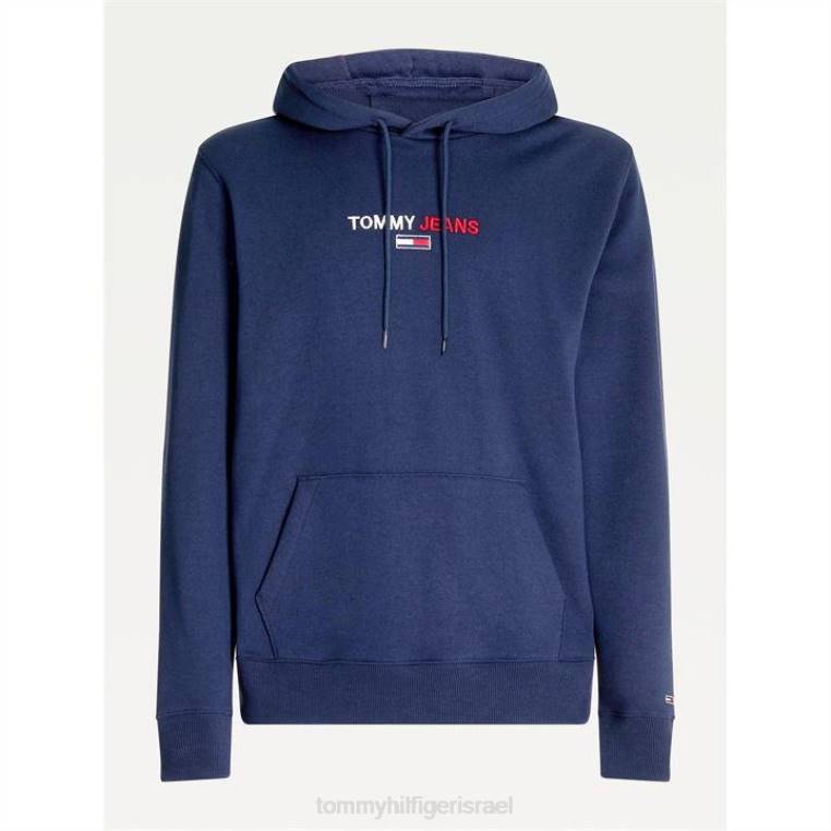 קפוצ'ון לוגו ליניארי NX2019711 twlightt navy c87 Tommy Hilfiger