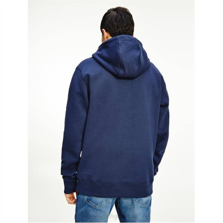 קפוצ'ון לוגו ליניארי NX2019711 twlightt navy c87 Tommy Hilfiger