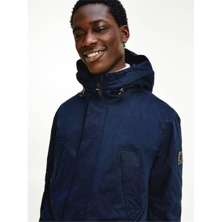 פארקה מרופדת קלה NX2019726 שמיים מדבריים Tommy Hilfiger