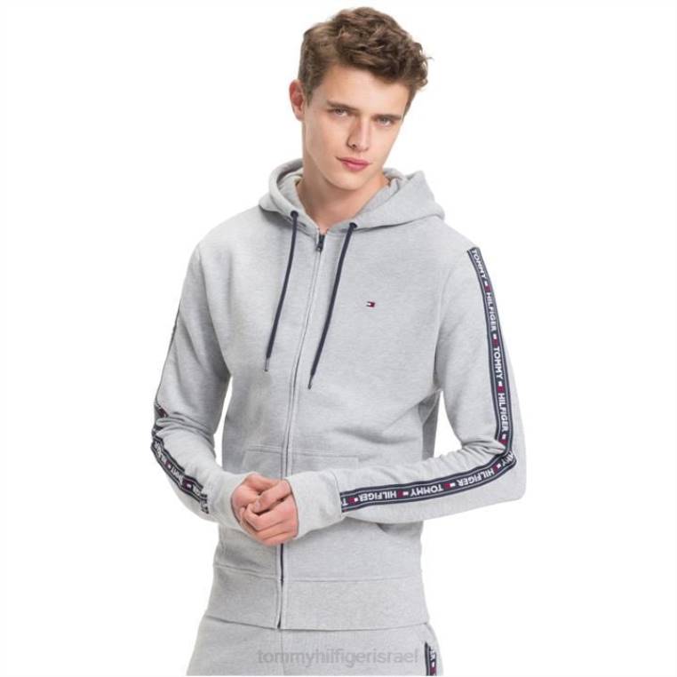 קפוצ'ון טייפ NX2019734 אברש אפור Tommy Hilfiger