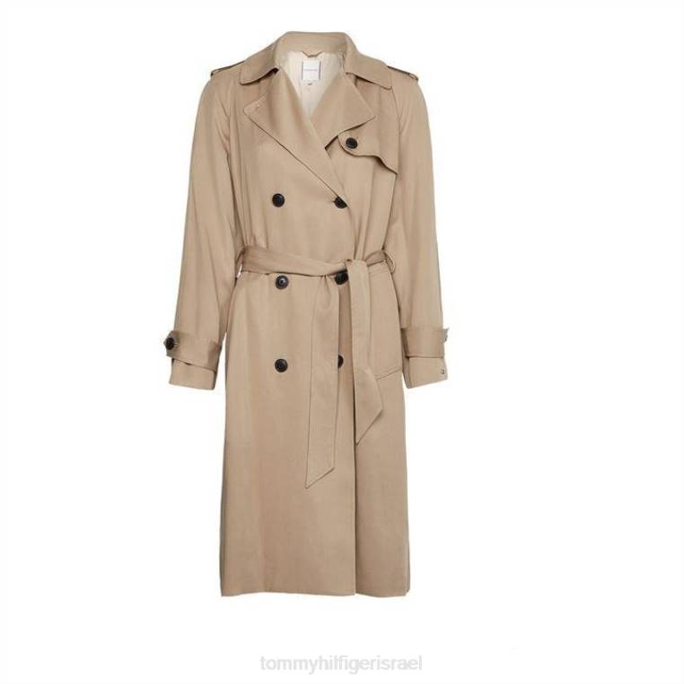מעיל טרנץ' טנסל NX2019738 בז 'אג Tommy Hilfiger