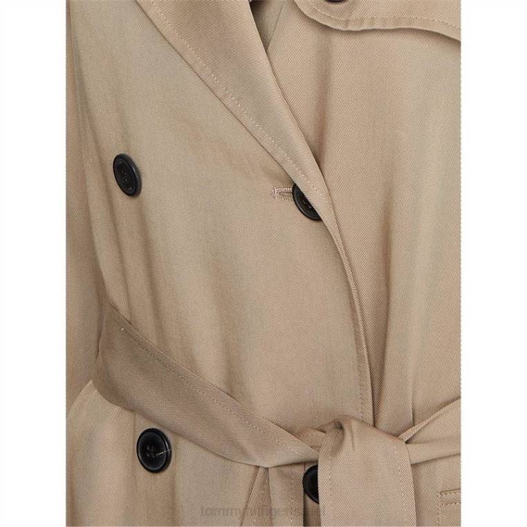 מעיל טרנץ' טנסל NX2019738 בז 'אג Tommy Hilfiger