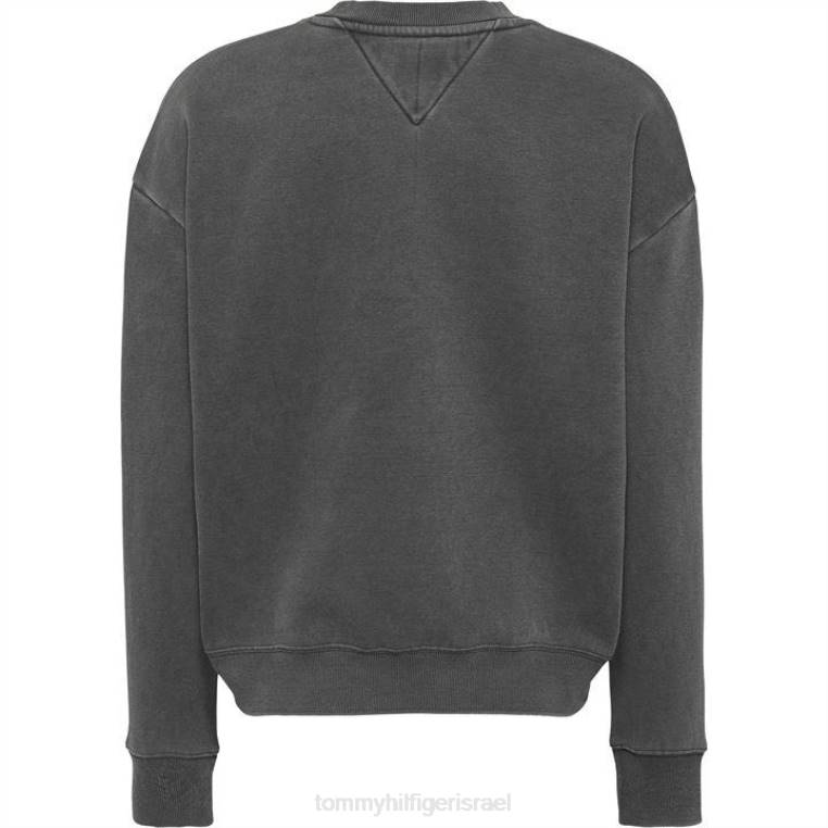 סווטשירט צוות ברונזה וינטג' NX2019755 שָׁחוֹר Tommy Hilfiger