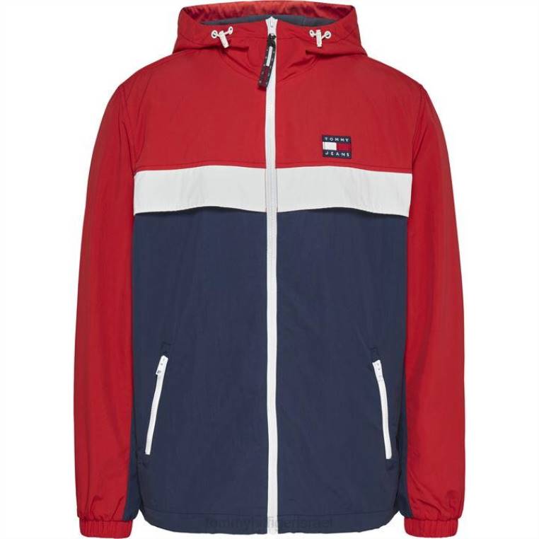מעיל רוח של שיקגו קולורבלוק NX2019759 דמדומים c87 Tommy Hilfiger