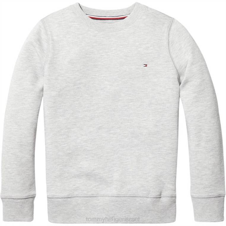 סווטשירט בסיסי NX2019764 אפור Tommy Hilfiger
