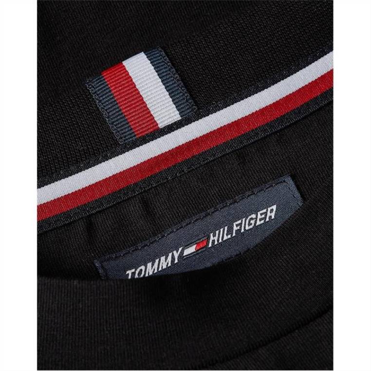 חולצת טריקו חיונית עם שרוולים ארוכים NX2019773 שָׁחוֹר Tommy Hilfiger