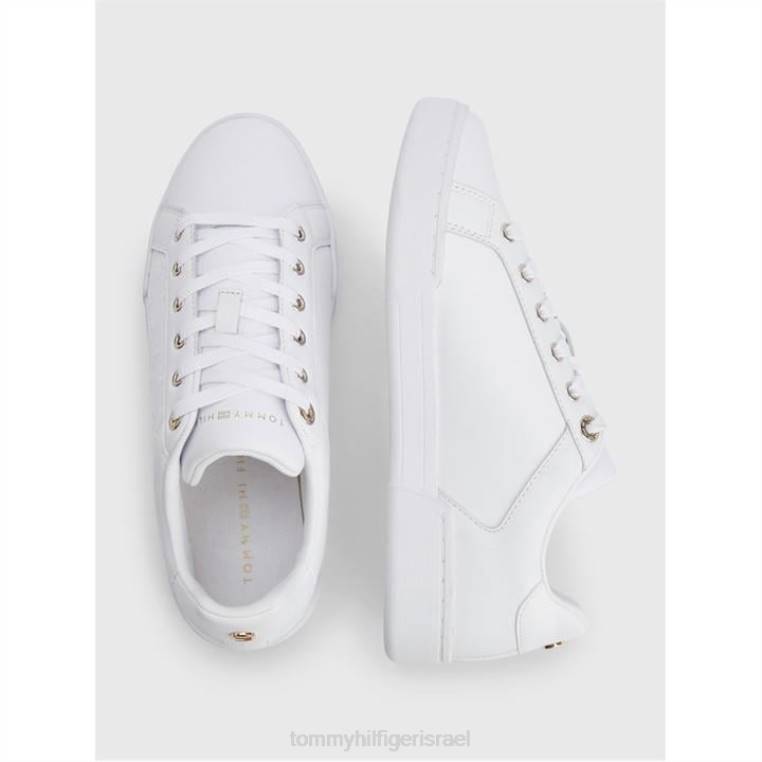 נעלי ספורט מונוגרמה בולטות NX2019779 לבן Tommy Hilfiger