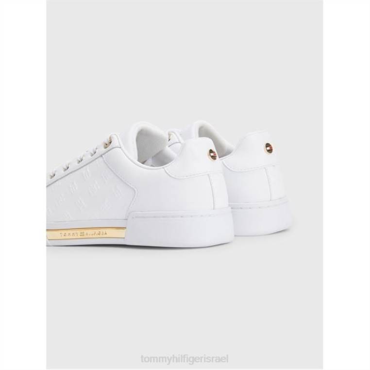 נעלי ספורט מונוגרמה בולטות NX2019779 לבן Tommy Hilfiger