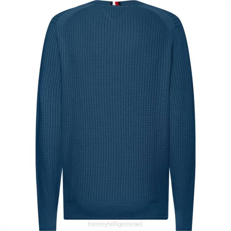 סוודר רשת NX2019780 שפת אגם חשוך Tommy Hilfiger