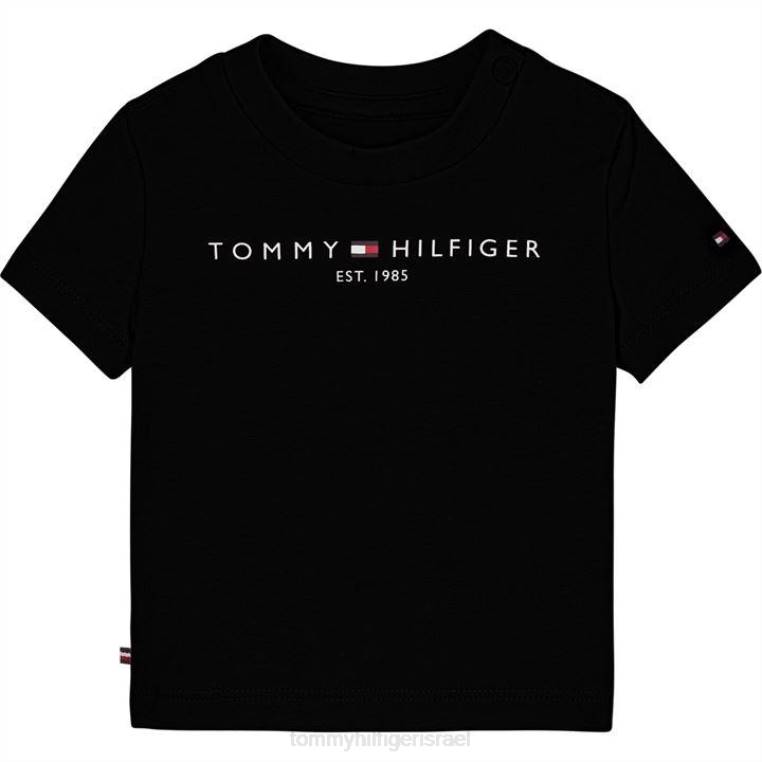 חולצה חיונית NX2019802 מיטות שחורות Tommy Hilfiger
