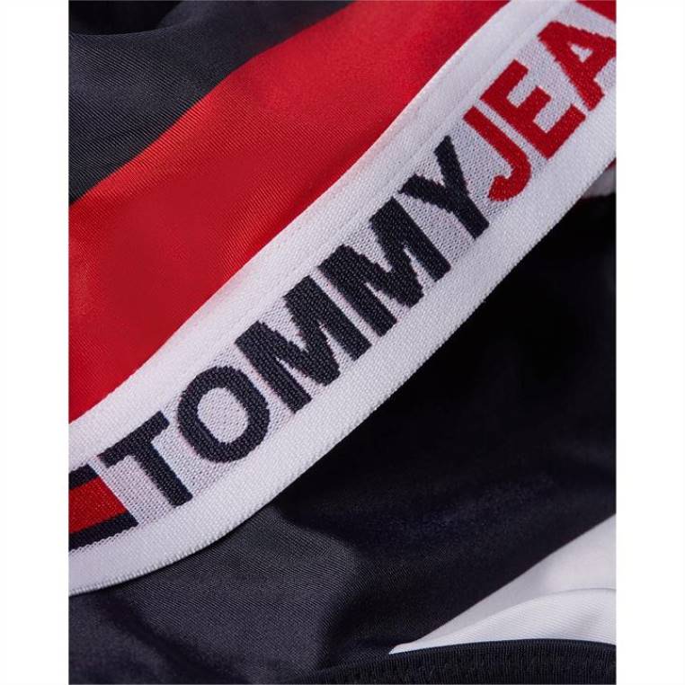 טופ ביקיני קבוע משולש NX2019807 פס רוגבי Tommy Hilfiger