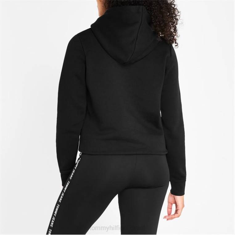 קפוצ'ון לוגו ליניארי NX2019811 מיטות שחורות Tommy Hilfiger