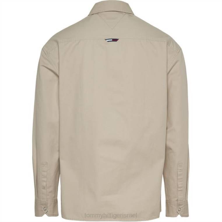 כותנה מוצקה רכה מעל החולצה NX2019824 savannah acm Tommy Hilfiger