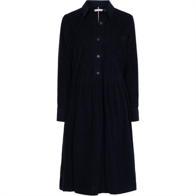 שמלת חולצת חבל NX2019853 שמיים מדבריים Tommy Hilfiger