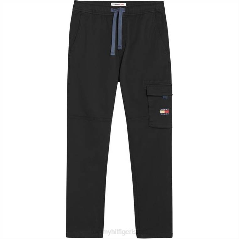 אבא דובי מכנסיים מטען NX2019861 מיטות שחורות Tommy Hilfiger