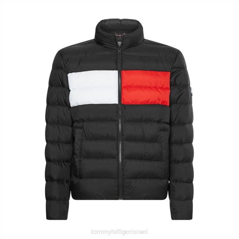 מעיל דגל חיוני NX2019872 מיטות שחורות Tommy Hilfiger