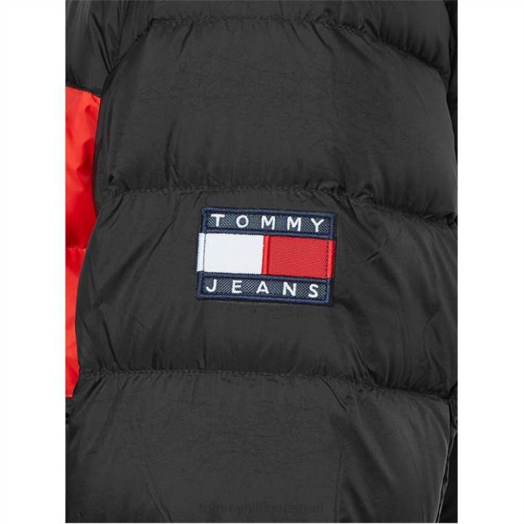 מעיל דגל חיוני NX2019872 מיטות שחורות Tommy Hilfiger