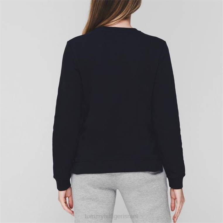 נשים סווטשירט עם צווארון מורשת NX2019890 חצות 403 Tommy Hilfiger