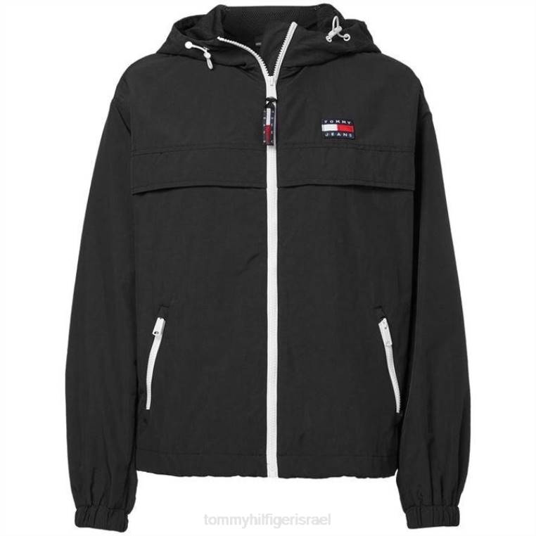 מעיל מעיל רוח של שיקגו NX2019914 שָׁחוֹר Tommy Hilfiger