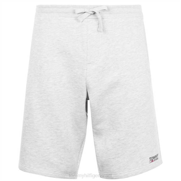 מכנסי צמר קצרים NX2019923 htr אפור Tommy Hilfiger