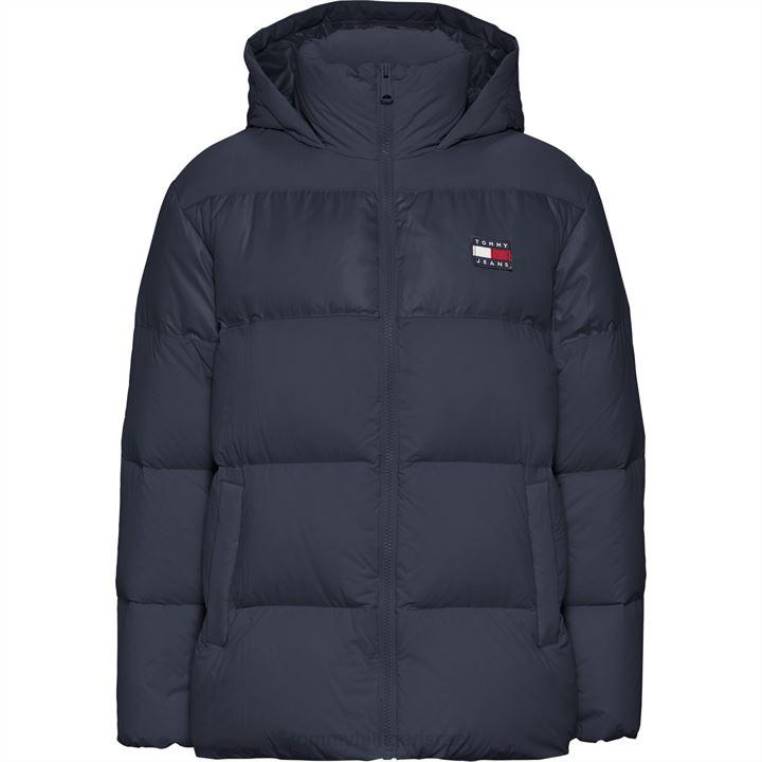 ז'קט מרופד ברדס תג NX2019924 צי הדמדומים Tommy Hilfiger