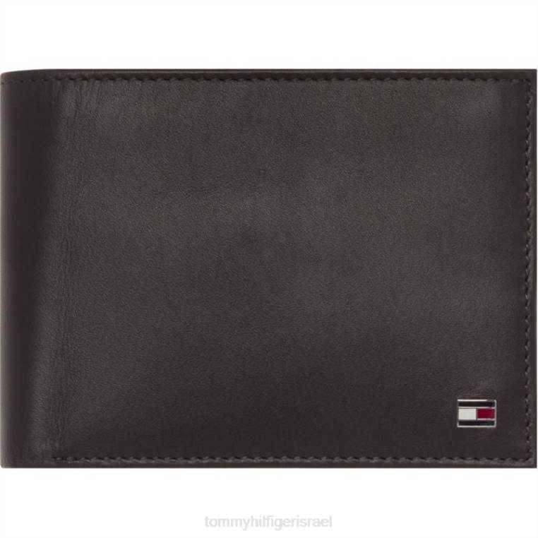 כיס מטבעות דש אטון NX2019937 חום Tommy Hilfiger