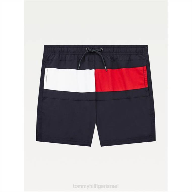 מכנסי ים עם דגל גדול NX2019938 חיל הים dw5 Tommy Hilfiger