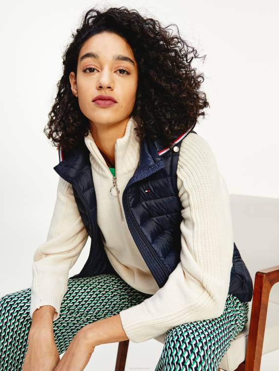 אפוד פוך קל משקל חיוני NX201994 שמיים מדבריים Tommy Hilfiger