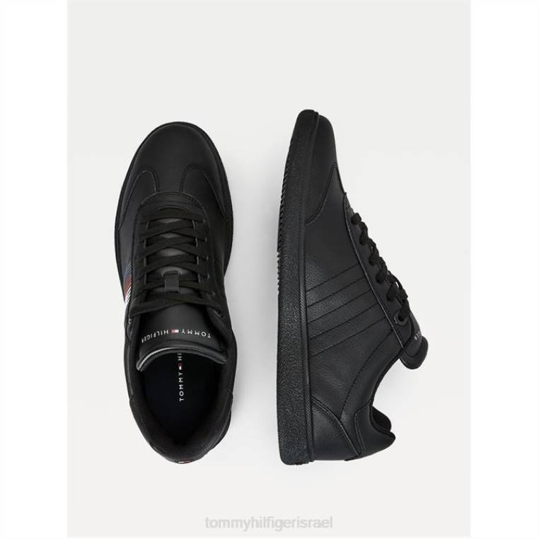 נעלי ספורט מעור קורפ NX2019974 מיטות שחורות Tommy Hilfiger
