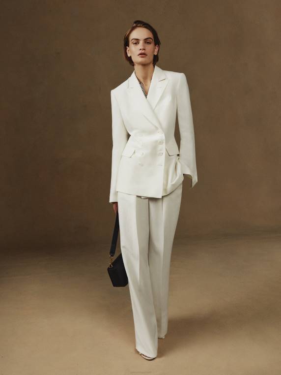 הכנה בלייזר מחויט כפול NX201997 שֶׁנהָב Tommy Hilfiger