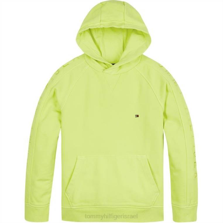 קפוצ'ון אמנותי עם שרוול NX2019993 ליים חמוץ Tommy Hilfiger