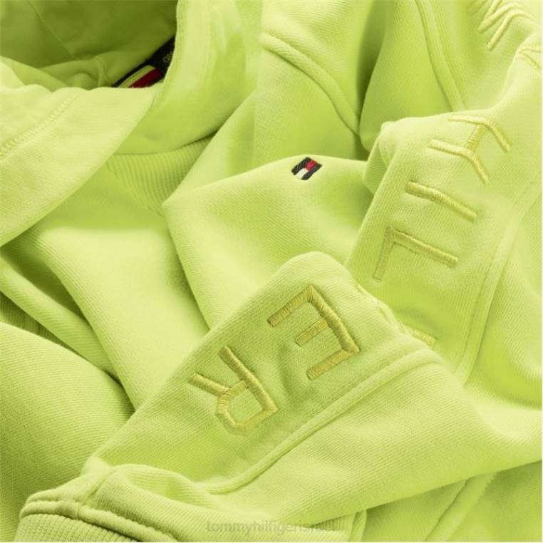 קפוצ'ון אמנותי עם שרוול NX2019993 ליים חמוץ Tommy Hilfiger