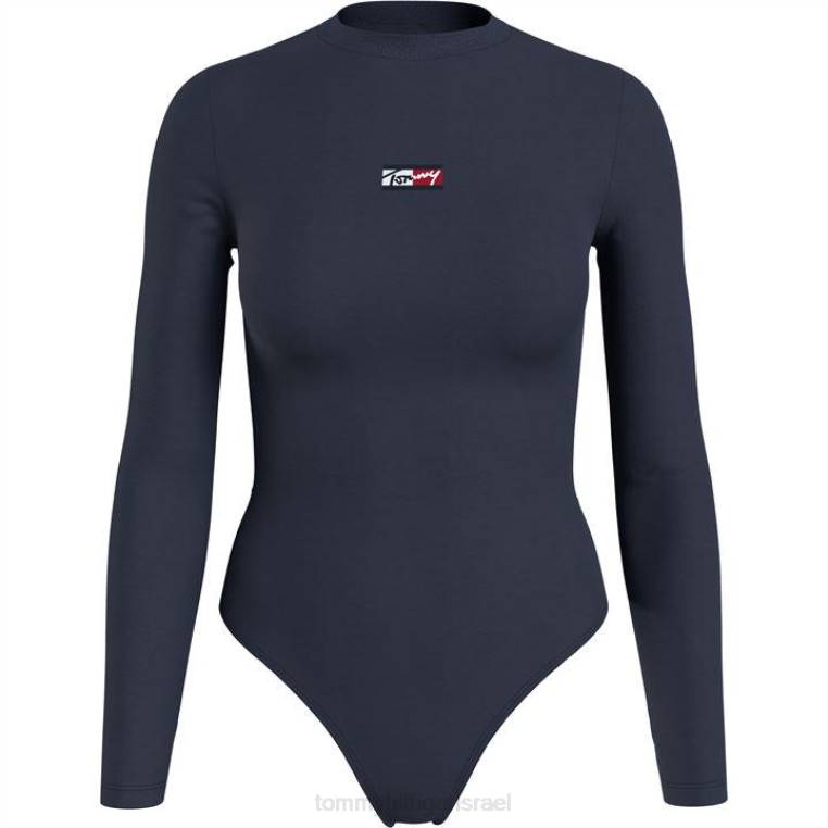 בגד גוף קטן של טומי NX2020010 צי הדמדומים Tommy Hilfiger