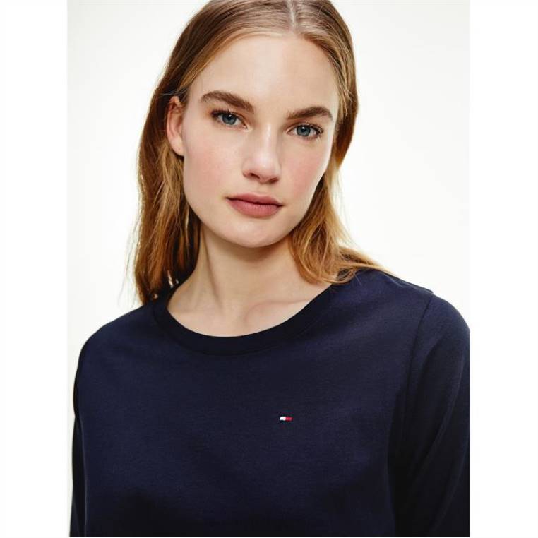 סט פיג'מות חותלות בהדפס פרחים NX2020034 חיל הים/פיזור Tommy Hilfiger