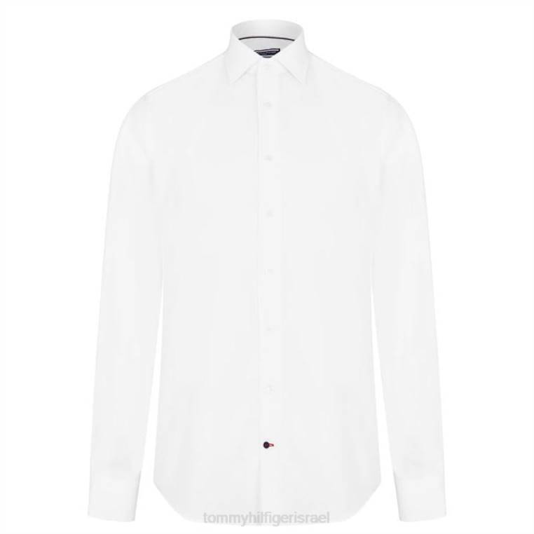 חולצה קלאסית פופלין ליבה NX2020057 לבן Tommy Hilfiger