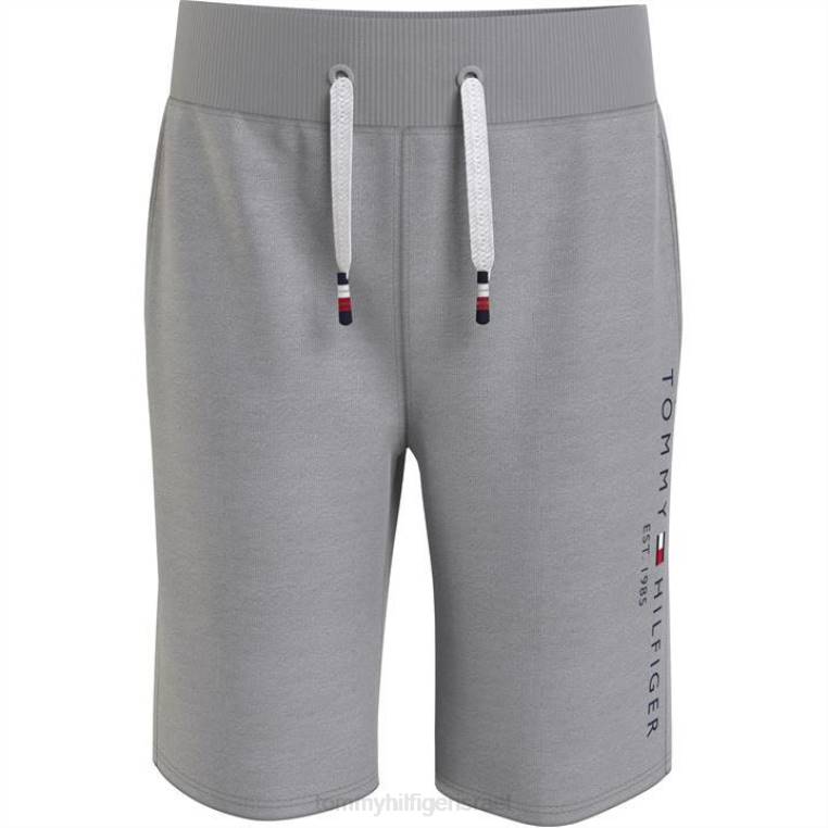 מכנסי זיעה חיוניים NX2020067 אפור p01 Tommy Hilfiger