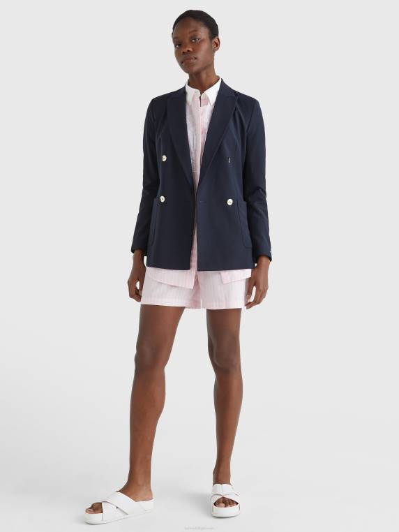 בלייזר כפול חזה NX202006 שמיים מדבריים Tommy Hilfiger