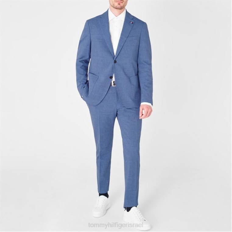 מכנסיים בגזרה דקיקה NX2020073 כְּחוֹל Tommy Hilfiger