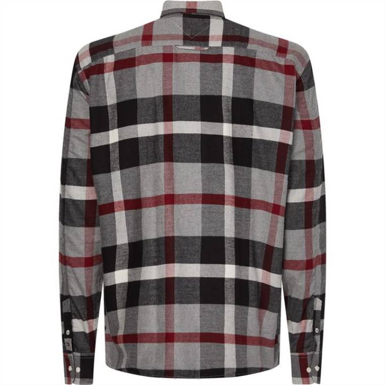 חולצת אובר בדוקה NX2020083 שחור/רב 0md Tommy Hilfiger