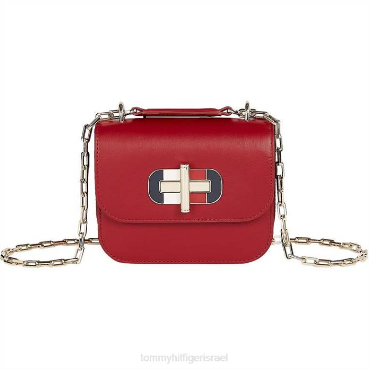 טומי טרנלוק תיק קרוס גוף קטן NX2020091 regetta red xit Tommy Hilfiger