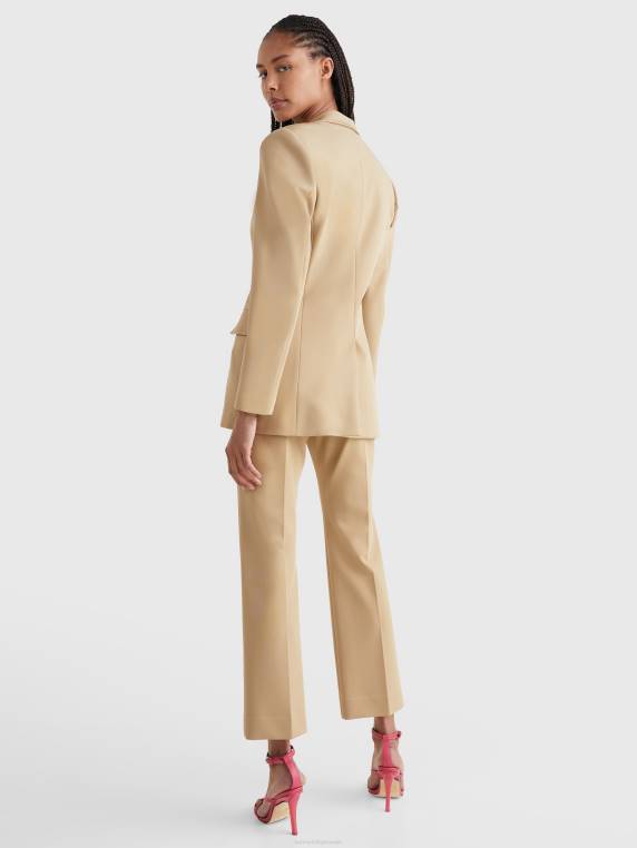 בלייזר מחויט בעל חזה חד NX202010 מדבר מוהאבי Tommy Hilfiger