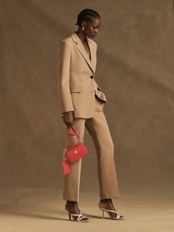 בלייזר מחויט בעל חזה חד NX202010 מדבר מוהאבי Tommy Hilfiger