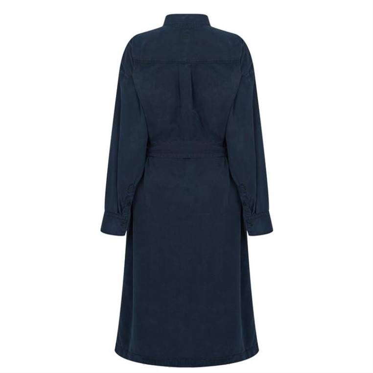 שמלת חולצה עם שרוולים ארוכים NX2020139 שמי מדבר dw5 Tommy Hilfiger