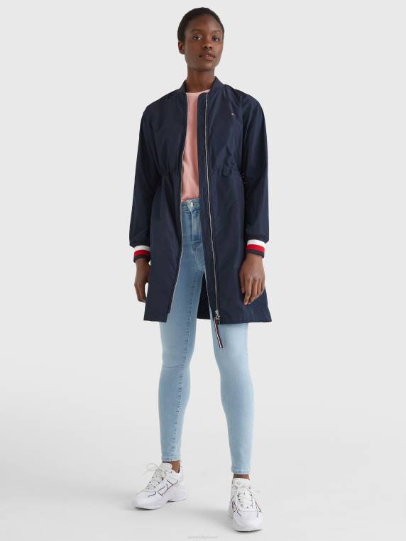 מעיל מחבל ארוך NX202014 שמיים מדבריים Tommy Hilfiger